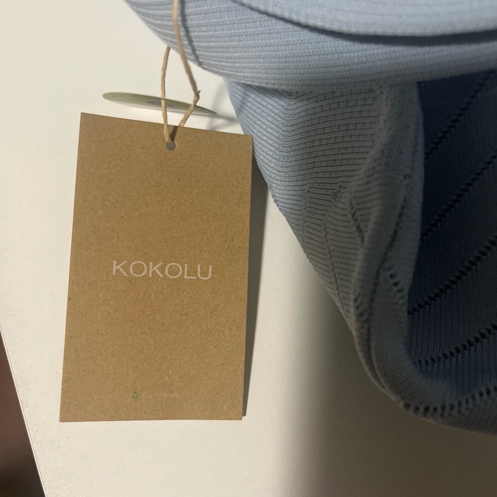 Light Blue Women's Tote Bag - Picture 4 of 5